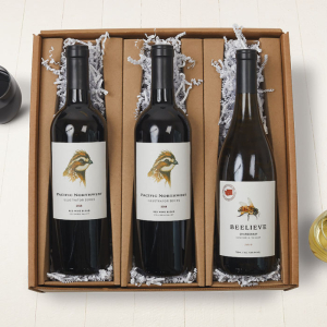 One Chardonnay & Two Red Blend Wine Box 