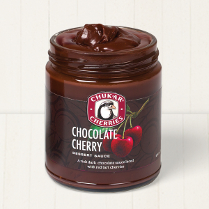 Chocolate Cherry Dessert Sauce Jar