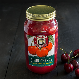 Sour Cherry Pie Filling Jar