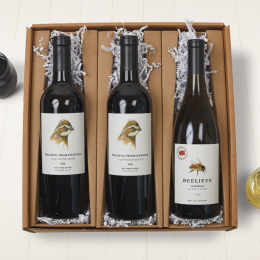 One Chardonnay & Two Red Blend Wine Box 