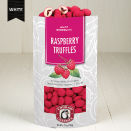 Raspberry Truffles Chocolate Zip Bag