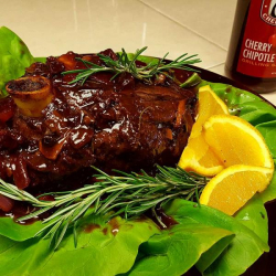 Cherry Rosemary Leg of Lamb