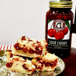 Cherry Sour Cream Dessert Bars