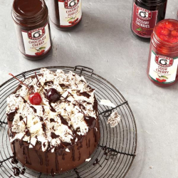 Chocolate Cherry Mousse Cake