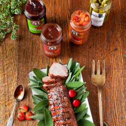 Cherry Chipotle Pork Loin Roast