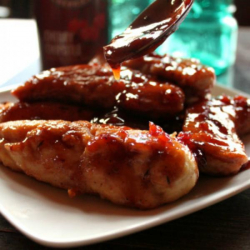 Cherry Chipotle Boneless Chicken Wings