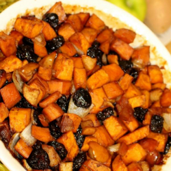 Candied Yams with Northwest Cherries