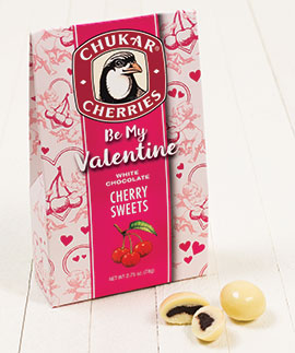 Free White Chocolate Tart Cherries for Product Purchases over $100