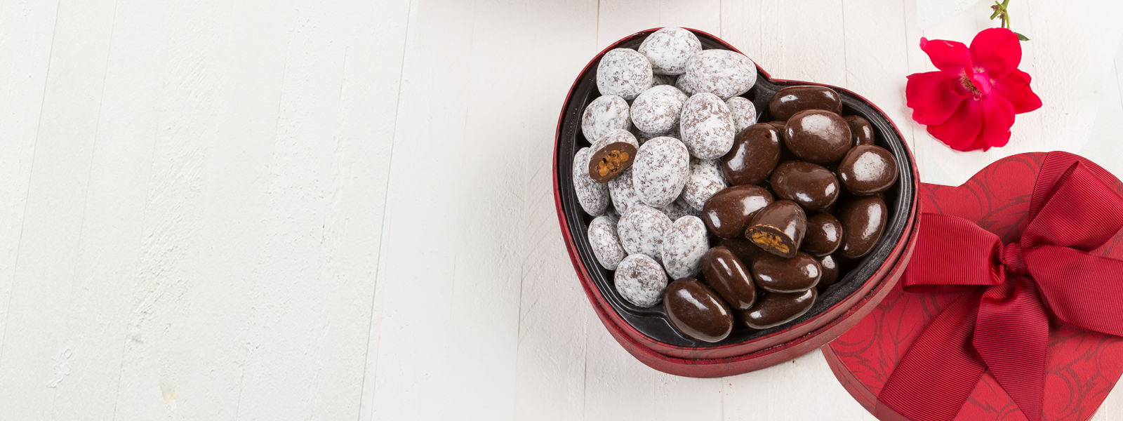 Cherry Pecan Heart Box